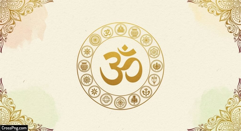 Jain invitation card background image