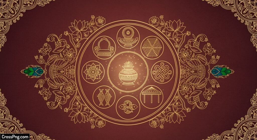 Jain invitation card background image 2