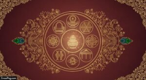 Jain invitation card background image 2