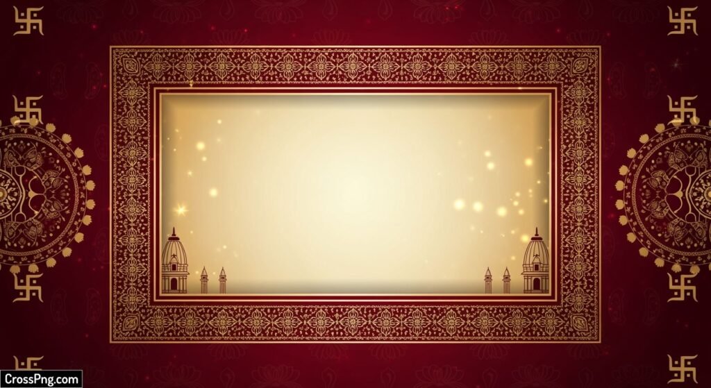 Jain invitation card background image 3