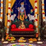 Janmashtami background decoration image 4