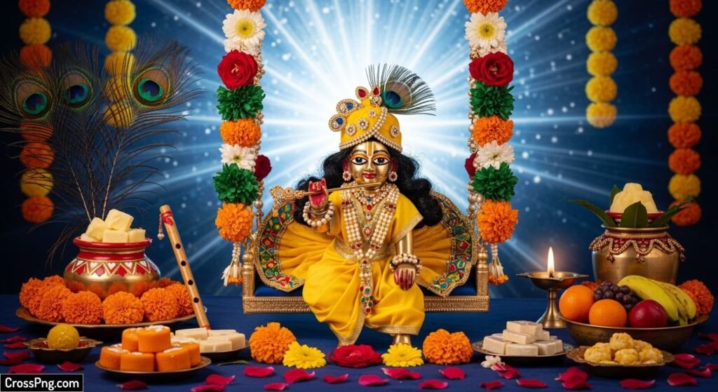 Janmashtami background hd image 6