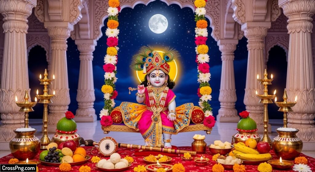 Janmashtami background image