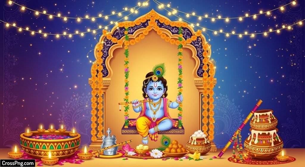 Janmashtami background image 2