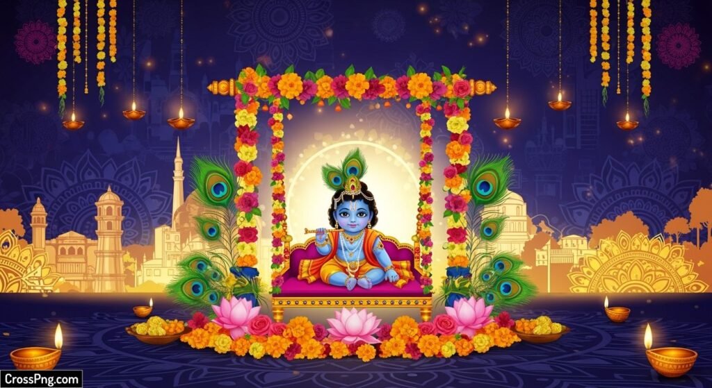 Janmashtami background image 3