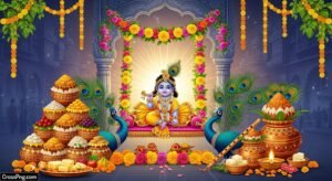 Janmashtami background image
