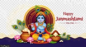 Janmashtami background png image