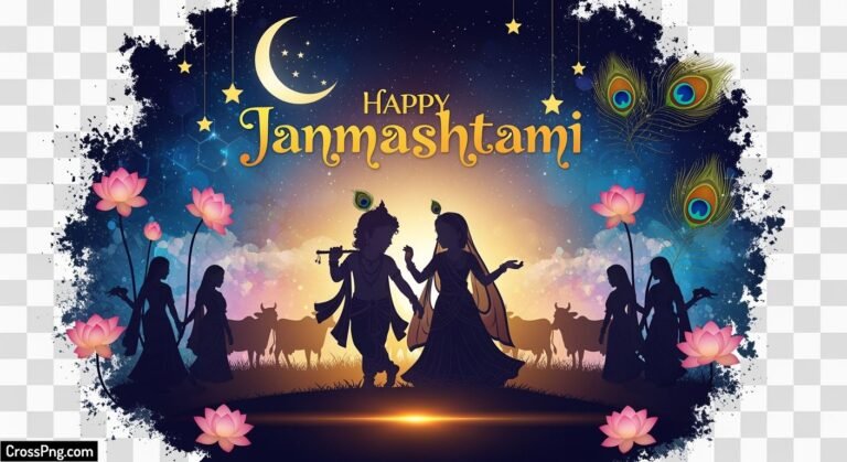 Janmashtami background png image 2