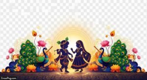 Janmashtami background png image 3