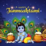 Janmashtami banner background image