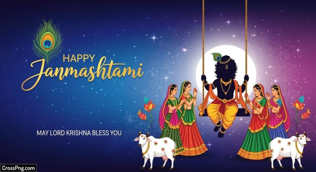 Janmashtami banner background image 2