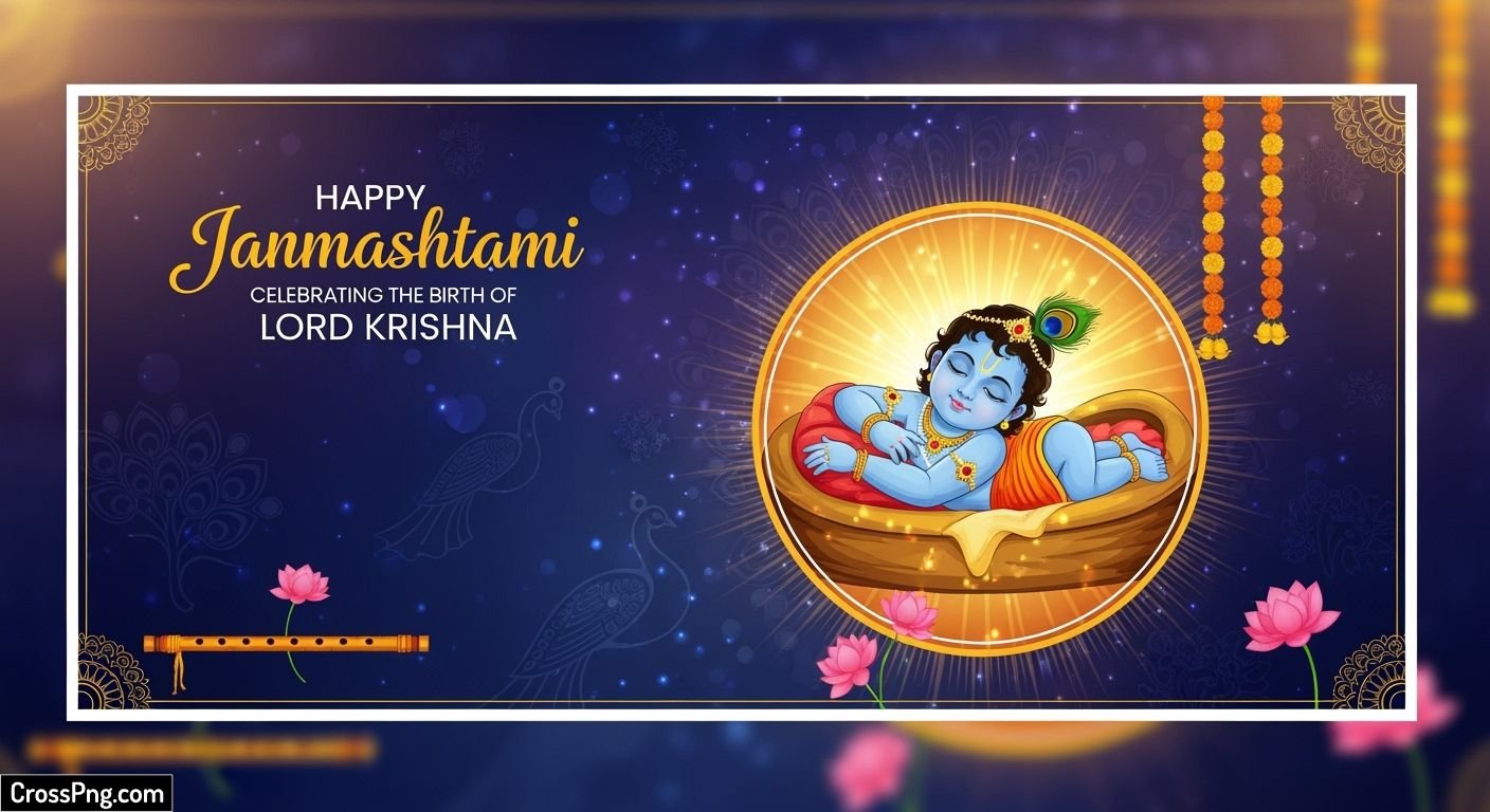 Janmashtami banner background image 5