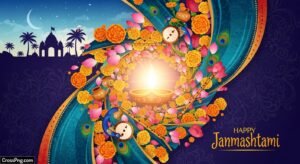 Janmashtami poster background image