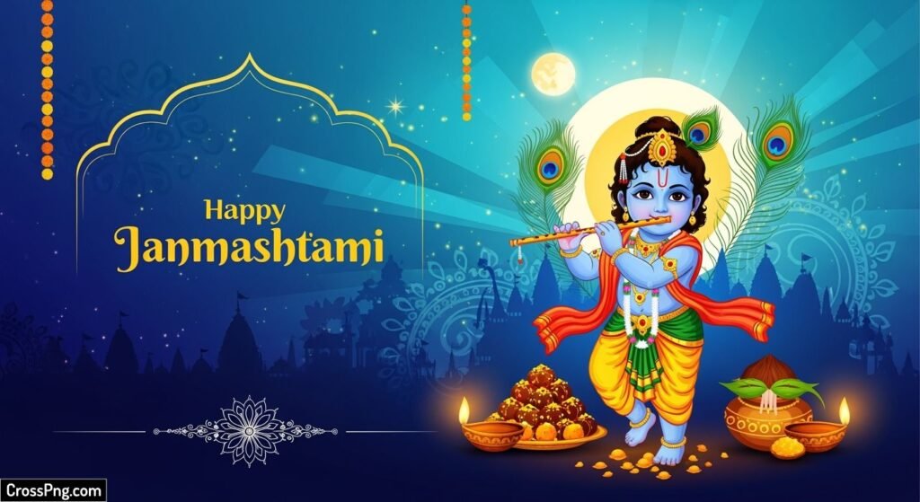 Janmashtami poster background image 2