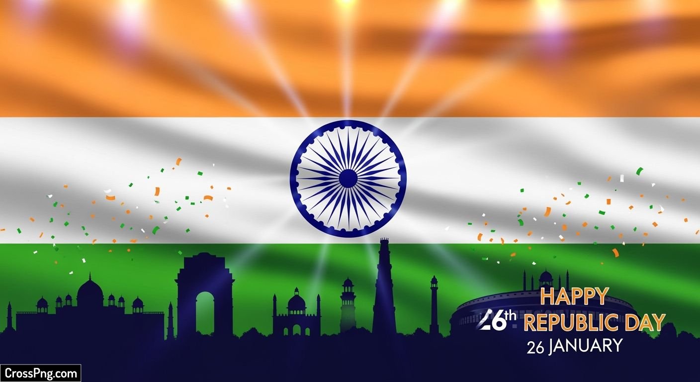 January republic day background image