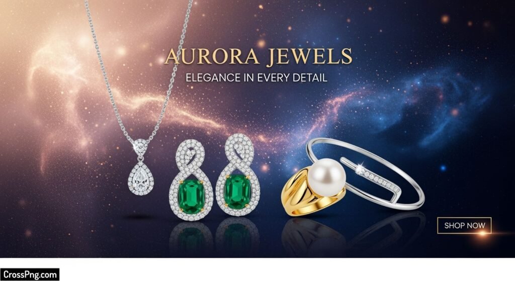 Jewellery banner background image