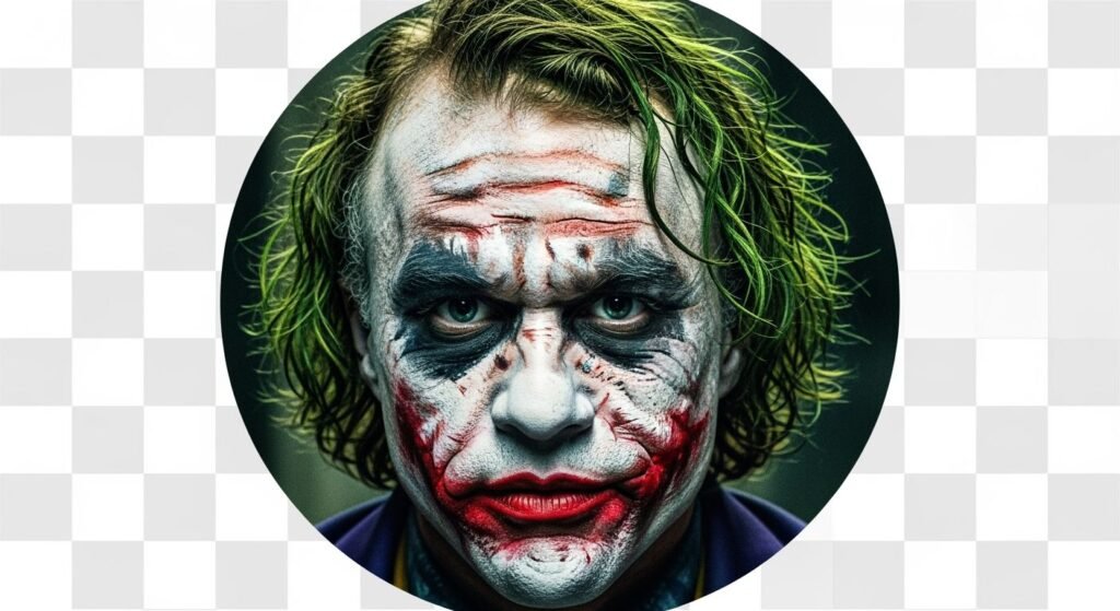 Joker pfp heath ledger transparent image 3