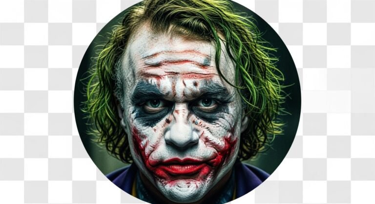 Joker pfp heath ledger transparent image 3