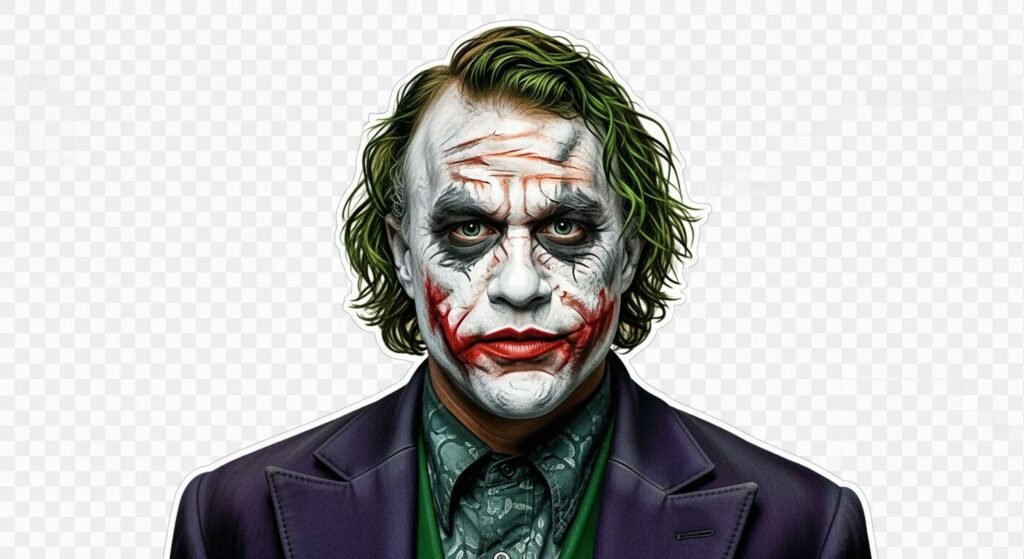 Joker pfp heath ledger transparent image 4