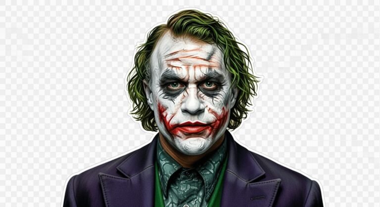 Joker pfp heath ledger transparent image 4