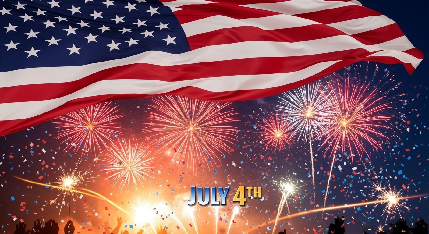 July 4th background image