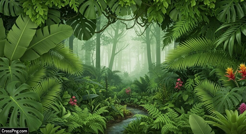 Jungle theme background image