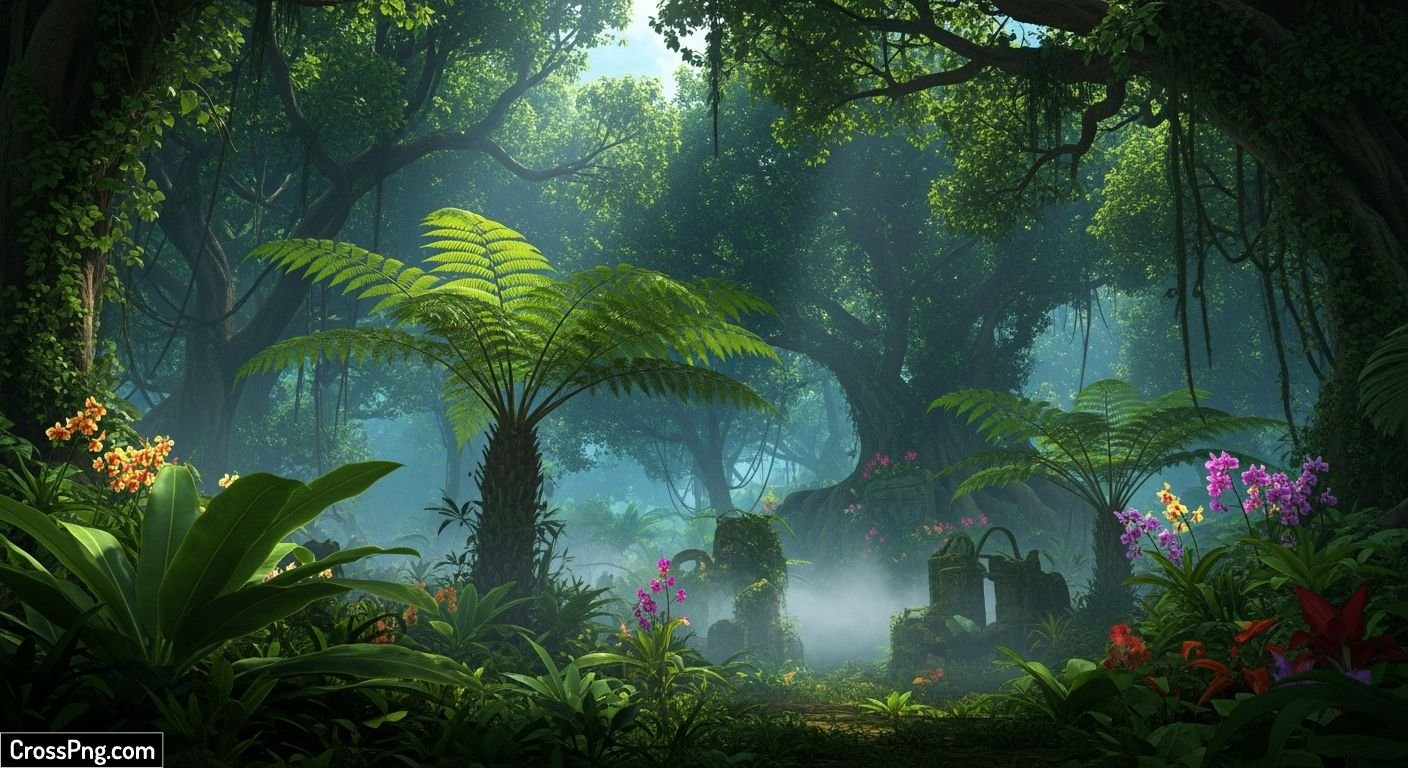 Jungle theme background image 3