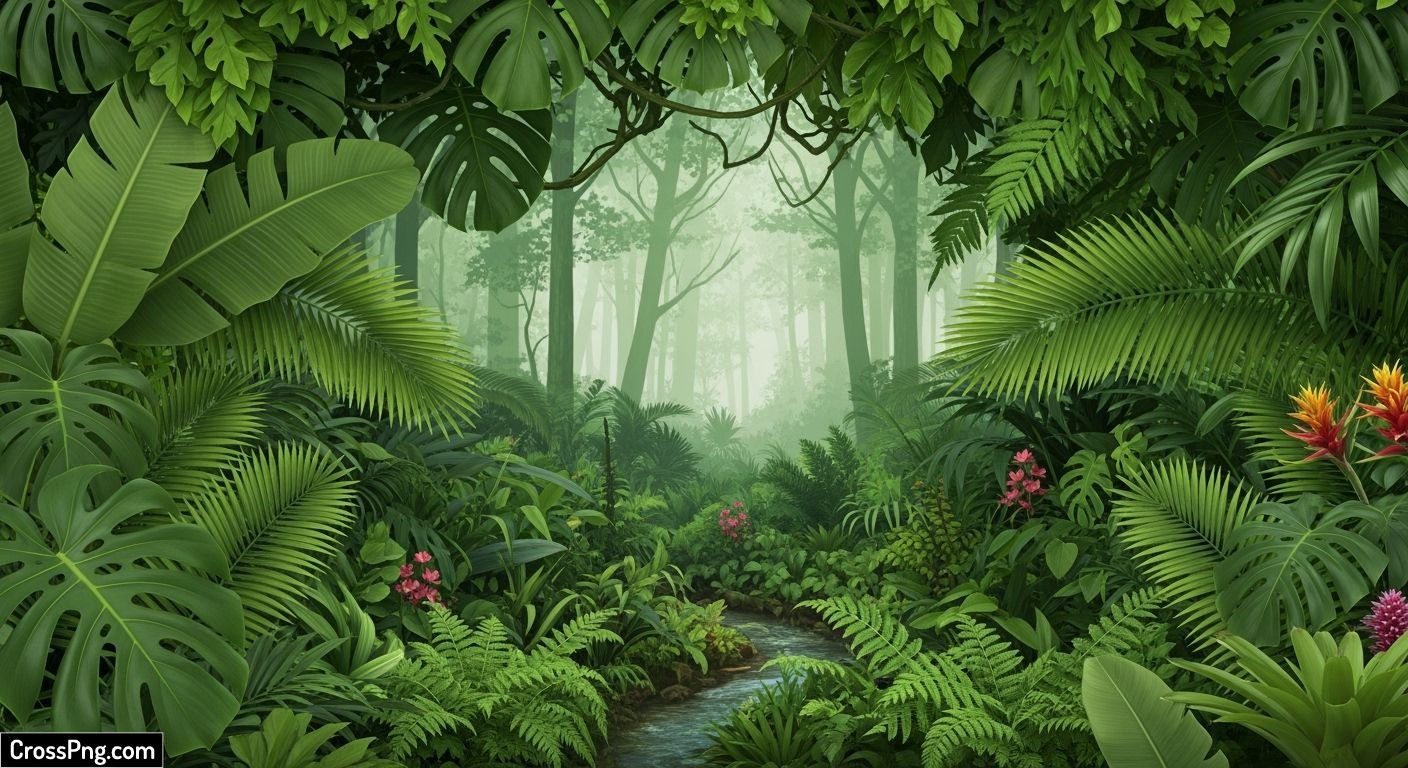 Jungle theme background image
