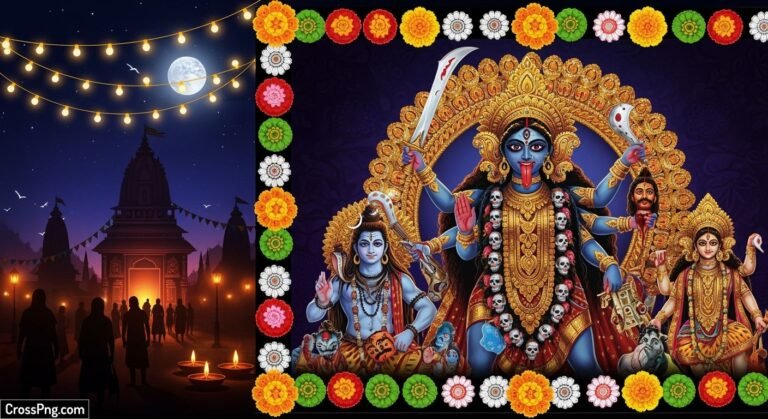 Kali puja banner background image 3