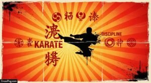 Karate poster background image 3