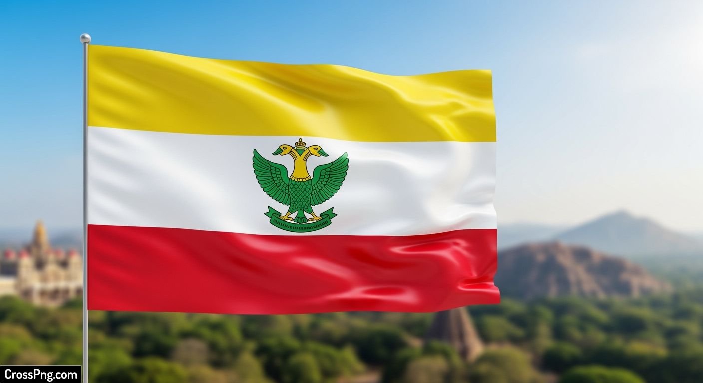 Karnataka flag background image