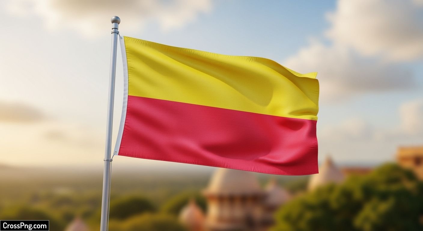 Karnataka flag background image