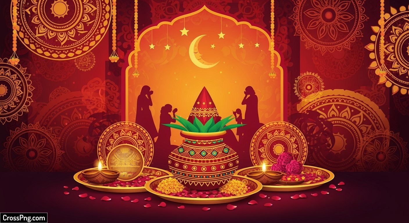 Karwa chauth background hd image
