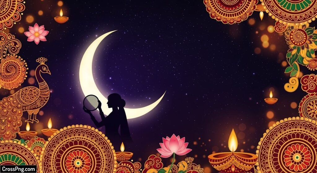 Karwa chauth background hd image 3