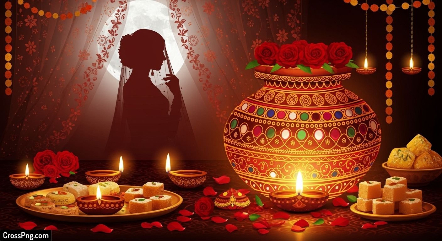 Karwa chauth background image