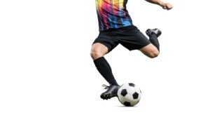 Kicking white background image 2