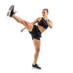 Kicking white background image 3