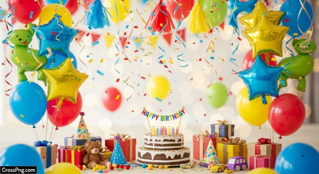 Kids birthday background image 3