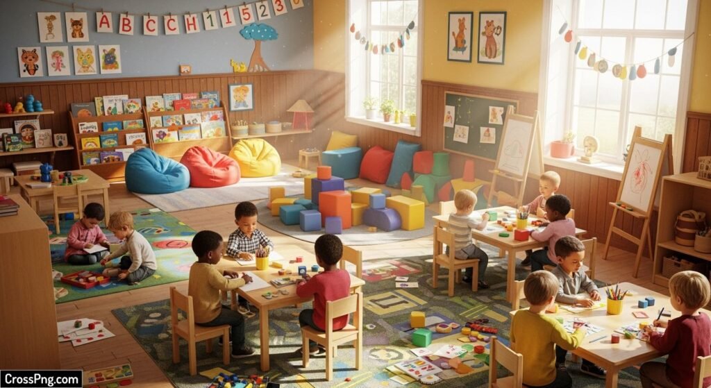 Kindergarten background image