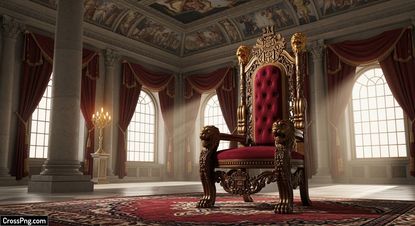 King chair background image