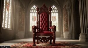 King chair background image