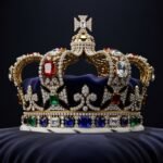 King crown black background image