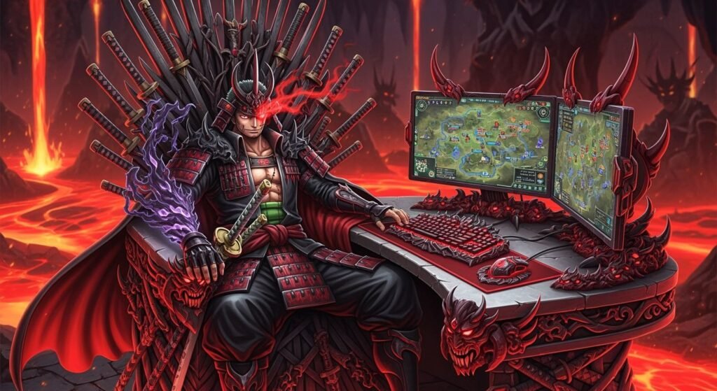 King of hell zoro computer image 4