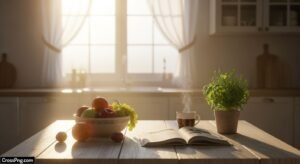 Kitchen table background image