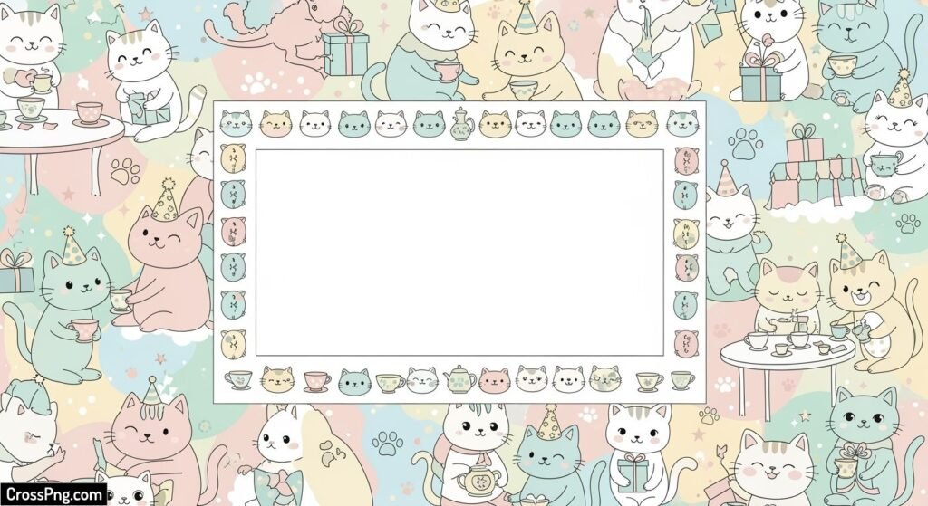 Kitty party invitation background image