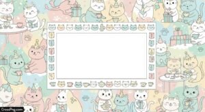 Kitty party invitation background image