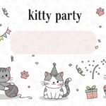 Kitty party invitation background image 2