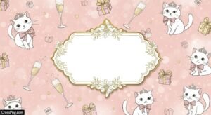 Kitty party invitation background image