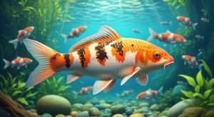Koi fish background image 2