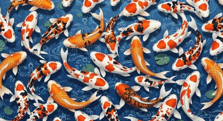 Koi fish background image